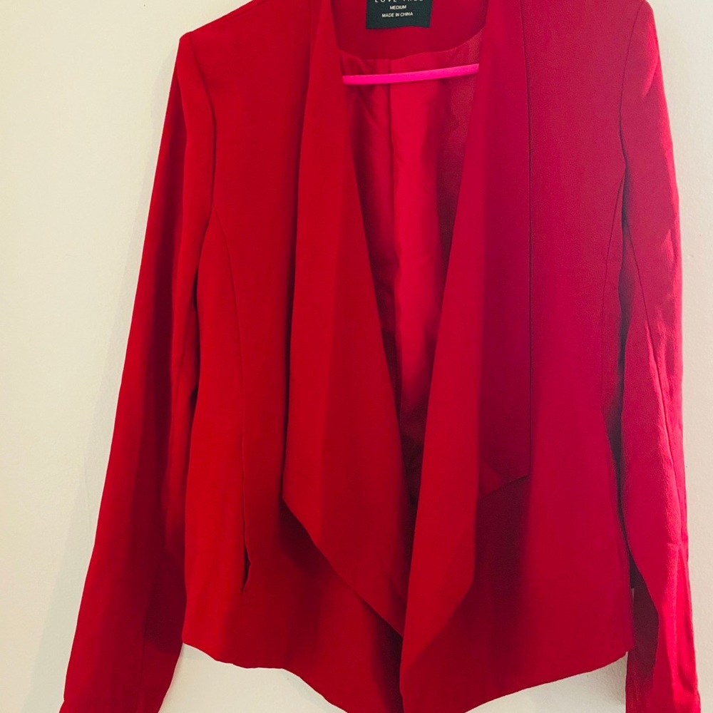 Red blazer
